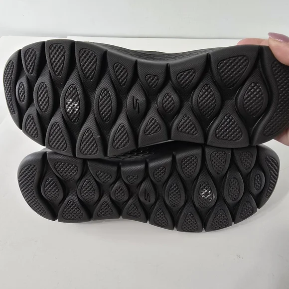 Skechers Slip-Ins Go Walk Flex Solid Black Slip On Athletic Tennis Shoes NEW 6 - Picture 13 of 14
